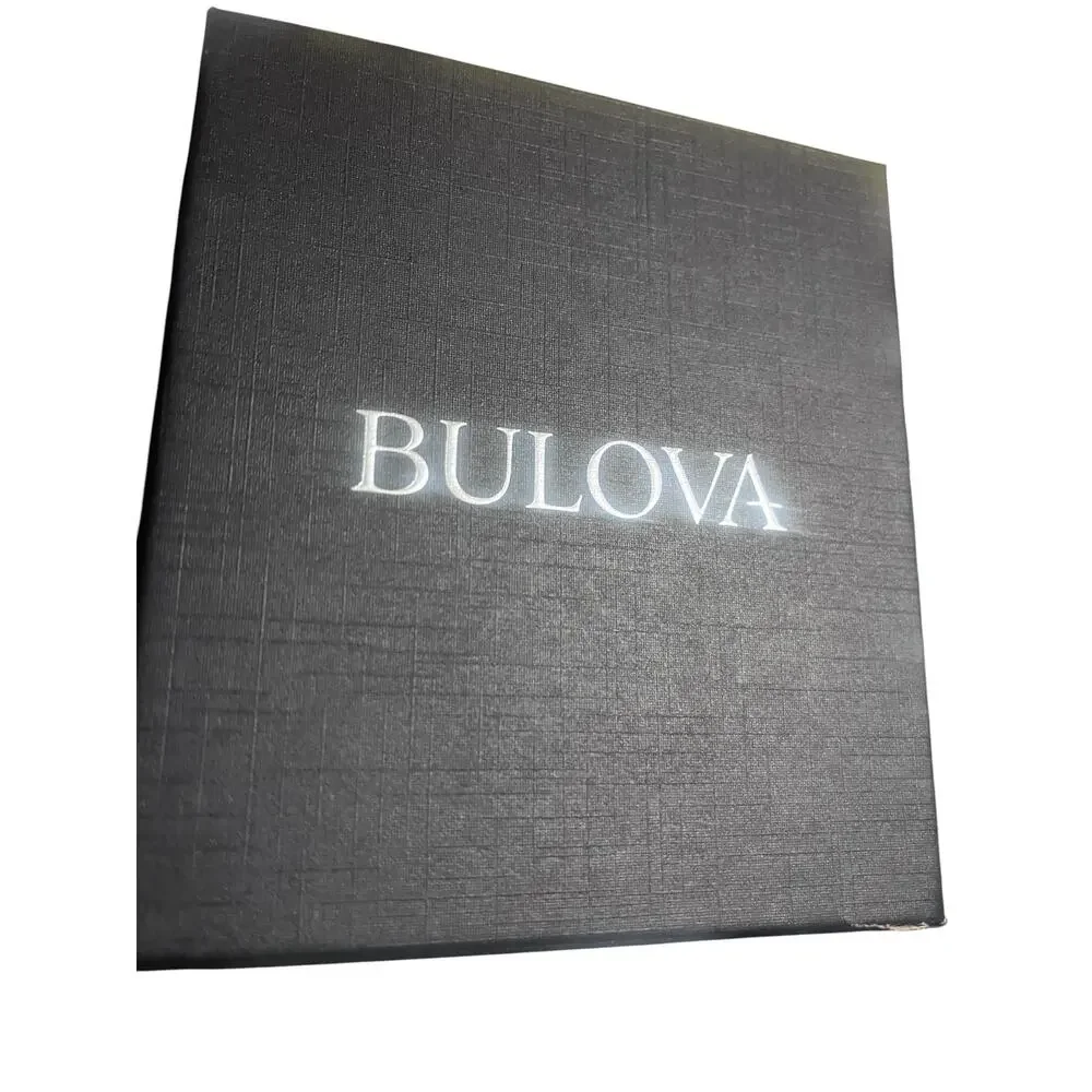 Women’s Bulova Stainless Steel Bracelet Watch NWB 96L167 28 mm